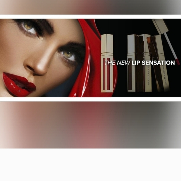 Scott Barnes Flossy Glossy Liquid Lipstick: Haute Mess (Red), NIB - Picture 5 of 6